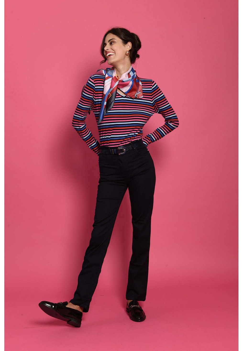 APPOLON LEA - STRAIGHT JEAN - NAVY