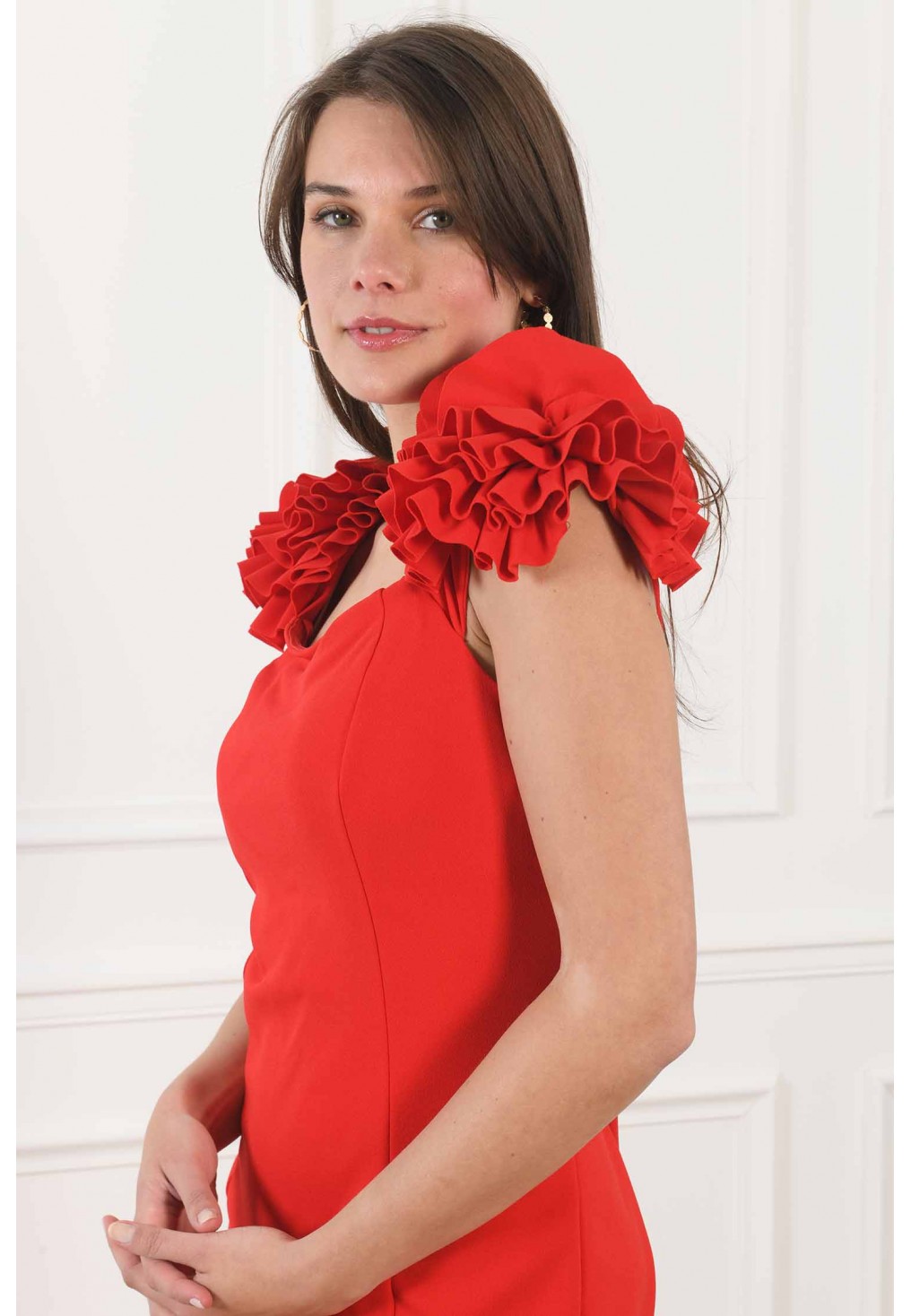 robe longue froufrou