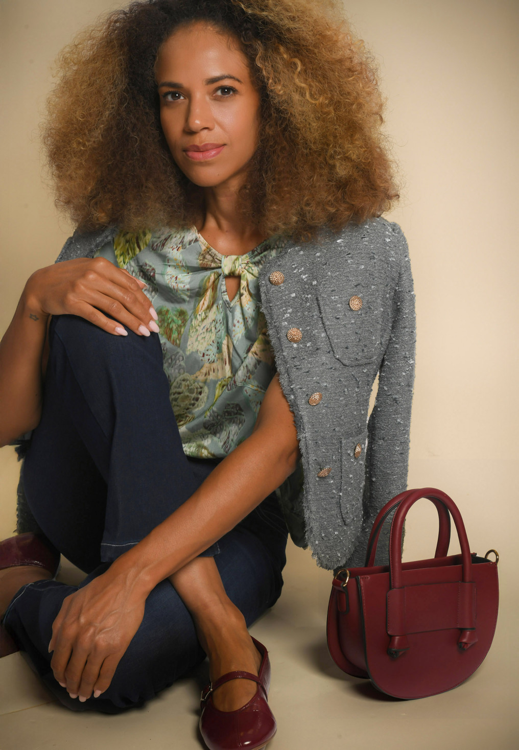 VESTE - JAHARIE - ARGILE - Un Jour Ailleurs