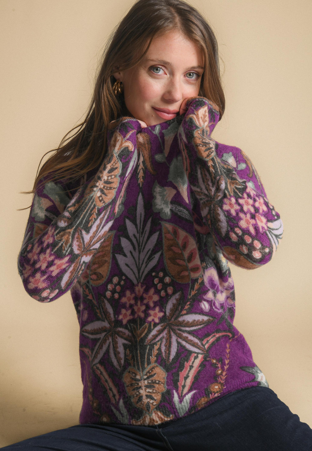 PULL - JENALIDE - VIOLET - Un Jour Ailleurs