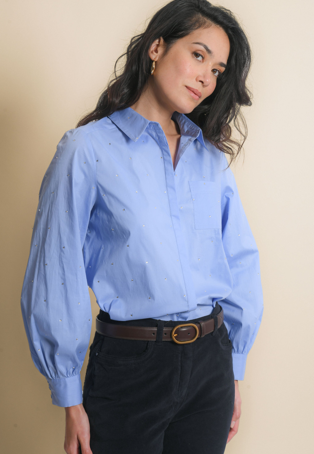 CHEMISE - JUDINE - BLEU - Un Jour Ailleurs