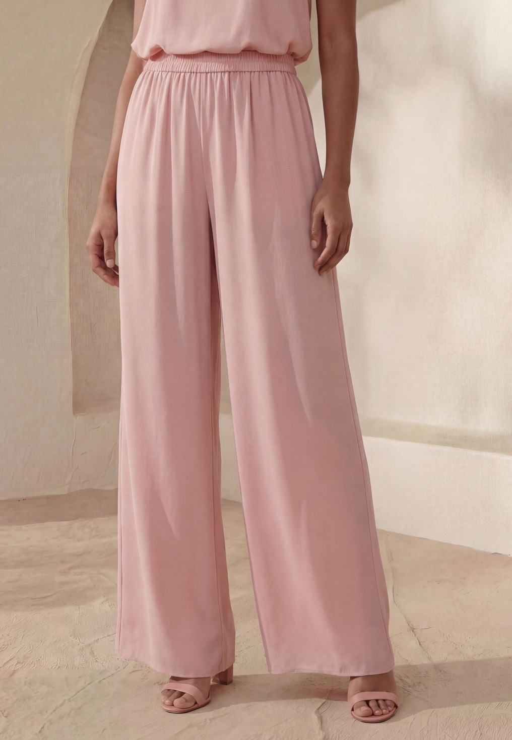 PANTALON - LAURENZA - POUDRE - Un Jour Ailleurs