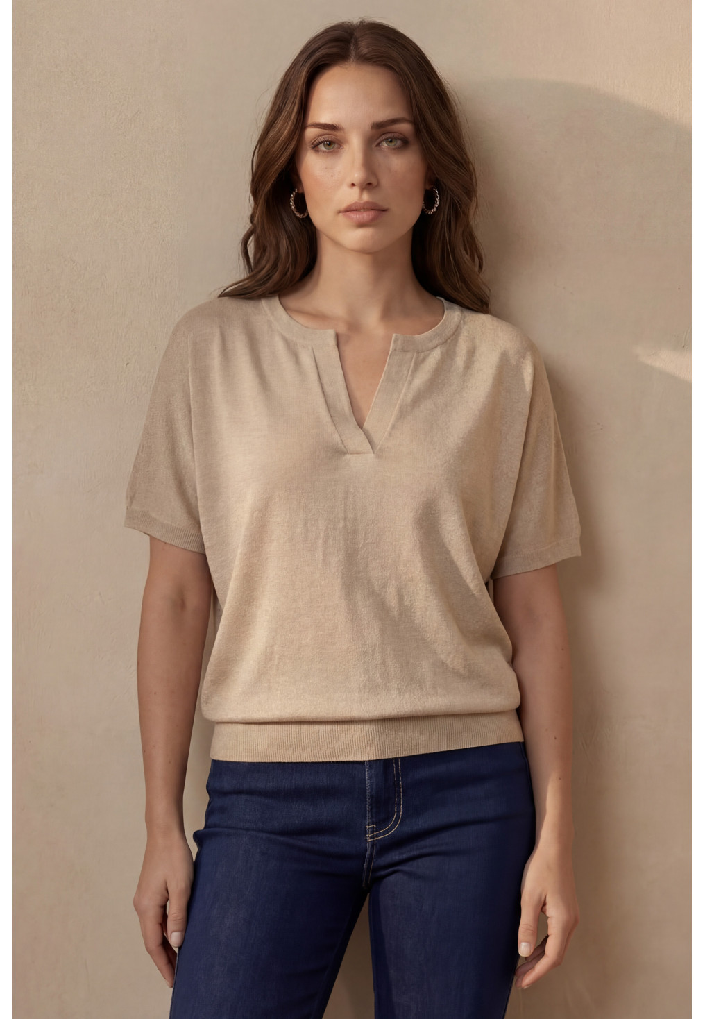 PULL MC - LINDSAY - CAMEL - Un Jour Ailleurs