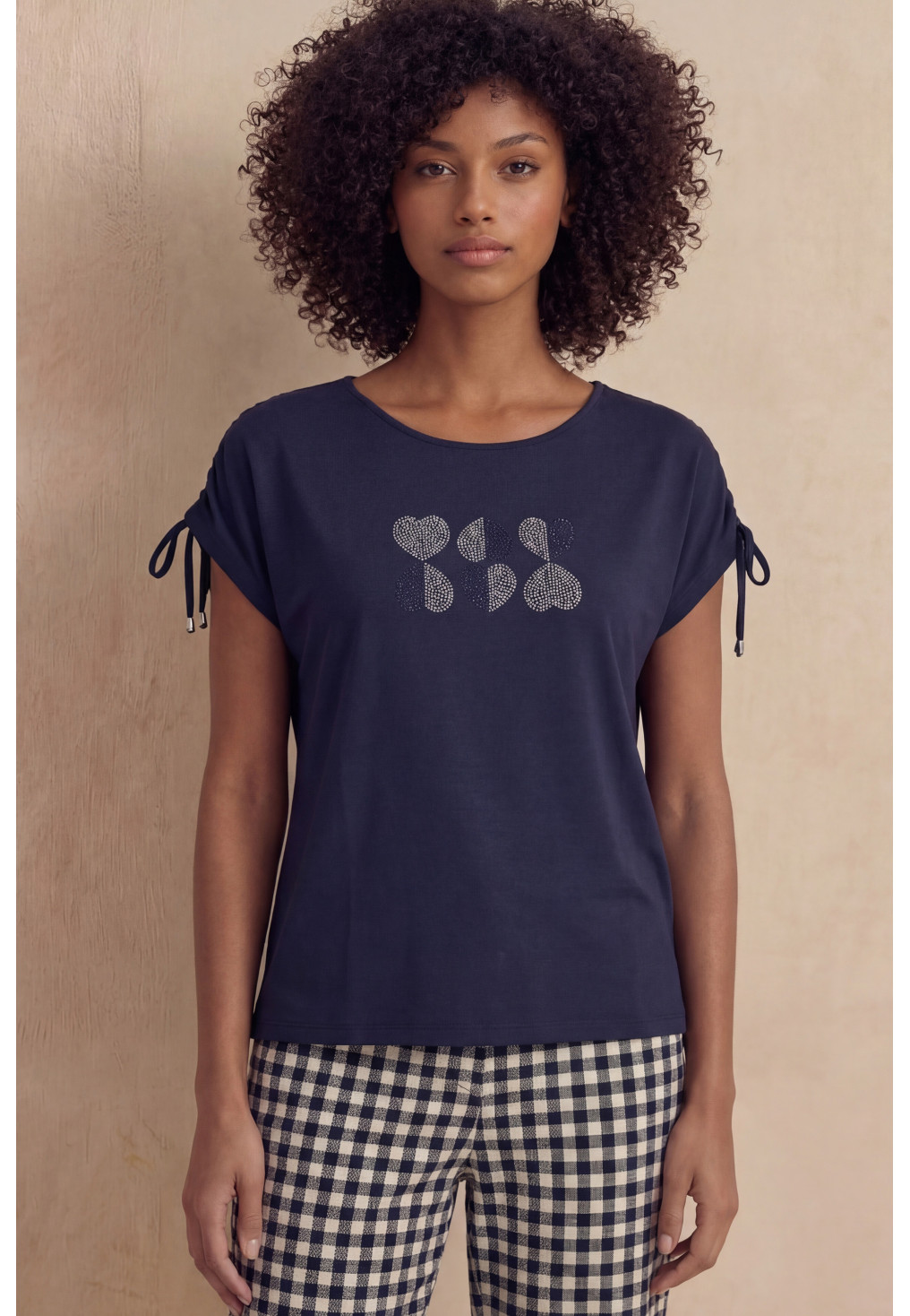 T-SHIRT - LIKE - MARINE - Un Jour Ailleurs