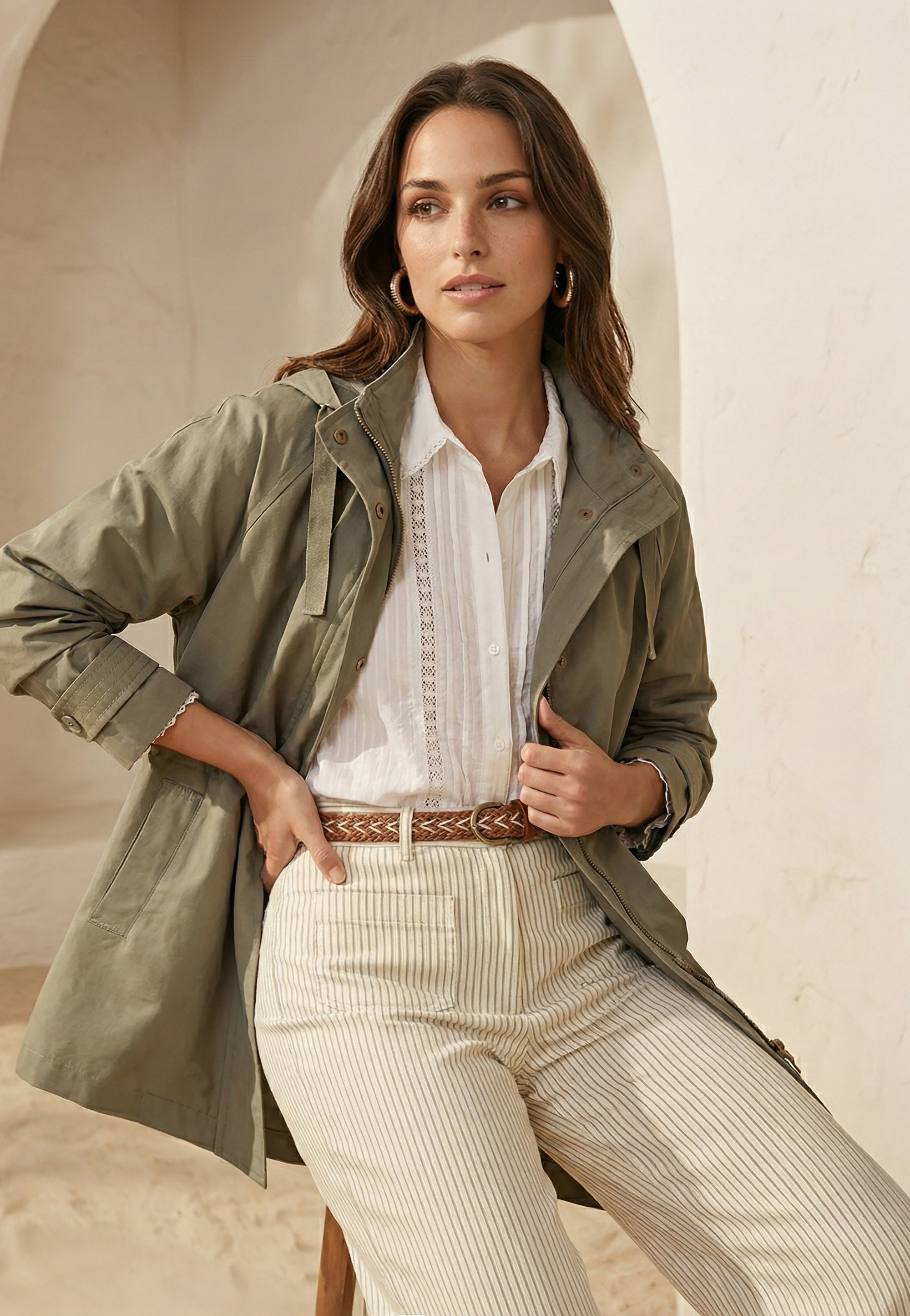 VESTE - LOUPPI - KAKI